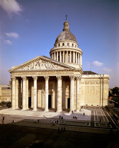 View of the facade, built 1757-90 by Jacques Germain Soufflot